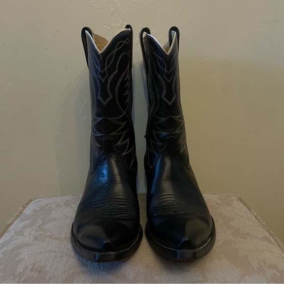 Mexican boots “El Vaquero “ size 7.5 men’s color black original letter Unisex!! - Picture 11 of 11